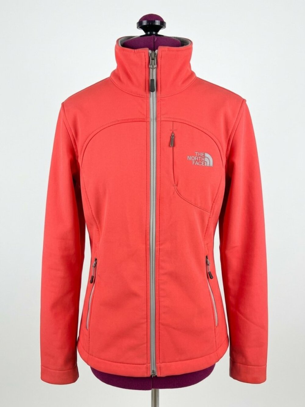 The North Face Women's "Apex Barrier" Soft Shell Jacket in Salmon - Size XS